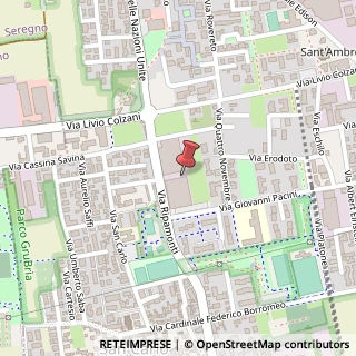 Mappa Via Giuseppe Ripamonti, 58, 20831 Milano, Milano (Lombardia)