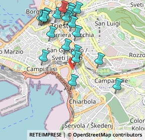 Mappa Via Giovanni Orlandini, 34144 Trieste TS, Italia (1.0415)
