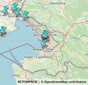 Mappa Via Giovanni Orlandini, 34144 Trieste TS, Italia (21.8125)