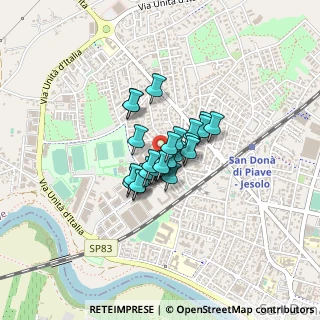 Mappa Via Monsignor Romero, 30027 San Donà di Piave VE, Italia (0.21852)