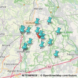 Mappa Vicolo Croce, 20886 Aicurzio MB, Italia (3.04333)