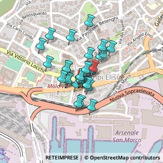 Mappa Via Giovanni Schiaparelli, 34143 Trieste TS, Italia (0.14)