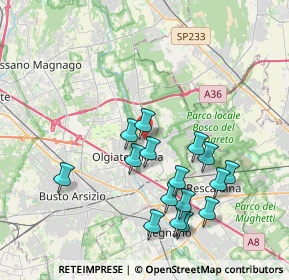 Mappa Via Madonna dell'Albero, 21055 Gorla Minore VA, Italia (3.8275)