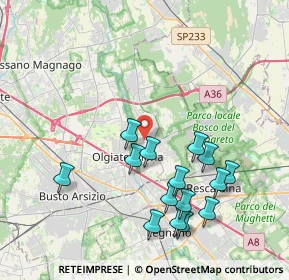 Mappa Via Madonna dell'Albero, 21055 Gorla Minore VA, Italia (4.06333)