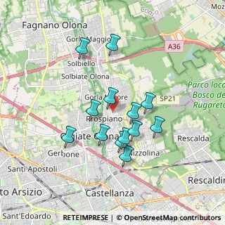 Mappa Via Madonna dell'Albero, 21055 Gorla Minore VA, Italia (1.51538)