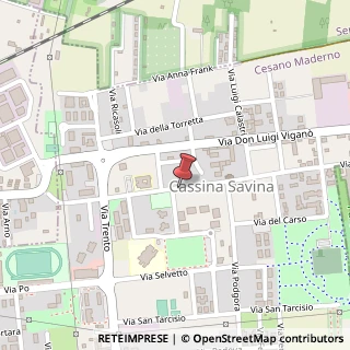 Mappa Via San Bernardo, 31, 20811 Cesano Maderno, Monza e Brianza (Lombardia)