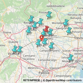 Mappa Via Nogarasse, 35018 San Martino di Lupari PD, Italia (14.43)