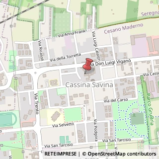 Mappa Piazza Acquedotto, 10, 20811 Cesano Maderno, Monza e Brianza (Lombardia)