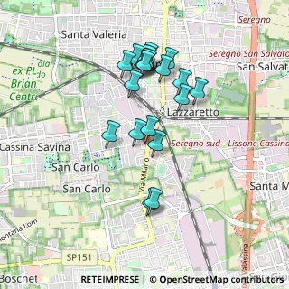 Mappa Via Milano, 20831 Seregno MB, Italia (0.822)