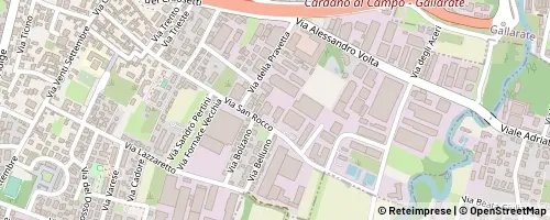 Mappa Cardano al Campo