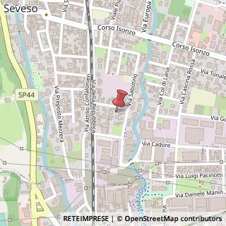 Mappa Via Tagliamento,  22, 20030 Seveso, Monza e Brianza (Lombardia)