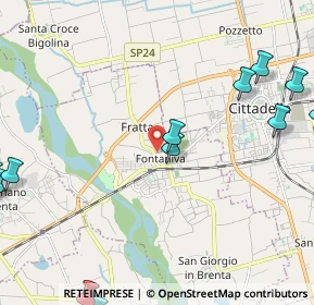 Mappa Via Trento, 35014 Fontaniva PD, Italia (3.23231)