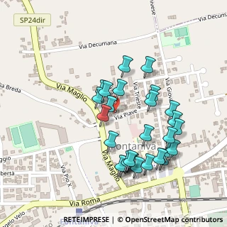 Mappa Via Trento, 35014 Fontaniva PD, Italia (0.23214)
