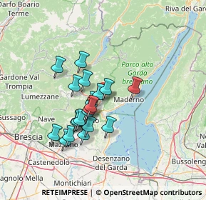 Mappa Strada Provinciale N. IV, 25079 Collio BS, Italia (11.059)