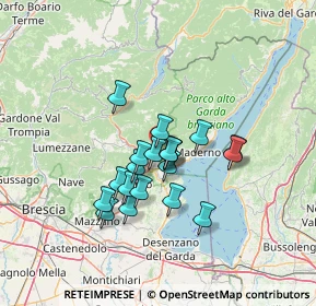 Mappa Strada Provinciale N. IV, 25079 Collio BS, Italia (10.1885)