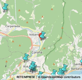 Mappa Via Strada Provinciale IV Tormini Barghe, 25079 Collio BS, Italia (3.47429)