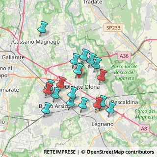 Mappa Via Goito, 21057 Olgiate Olona VA, Italia (3.28222)