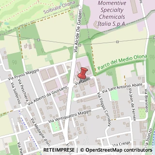 Mappa Via Goito, 16, 21057 Olgiate Olona, Varese (Lombardia)