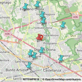 Mappa Via Goito, 21057 Olgiate Olona VA, Italia (2.33727)