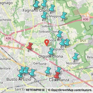 Mappa Via Goito, 21057 Olgiate Olona VA, Italia (2.72316)