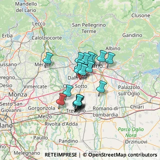 Mappa Via Fratelli Chiesa, 24044 Dalmine BG, Italia (9.288)