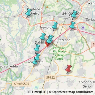 Mappa Via Fratelli Chiesa, 24044 Dalmine BG, Italia (3.63545)