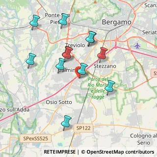 Mappa Via Fratelli Chiesa, 24044 Dalmine BG, Italia (3.7675)
