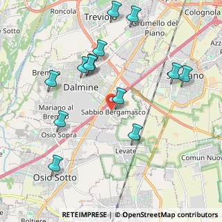 Mappa Via Fratelli Chiesa, 24044 Dalmine BG, Italia (2.22077)