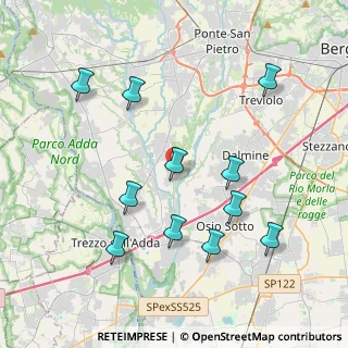 Mappa Via Francesco Nullo, 24040 Filago BG, Italia (4.12909)