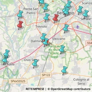 Mappa Via Brigata Alpina Orobica, 24044 Dalmine BG, Italia (5.8765)