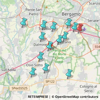 Mappa Via Brigata Alpina Orobica, 24044 Dalmine BG, Italia (3.81429)