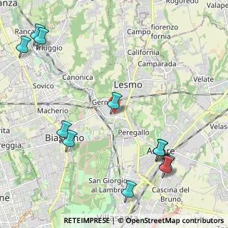 Mappa Via Caduti per la Patria, 20855 Lesmo MB, Italia (2.75917)