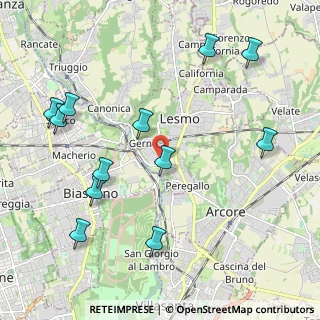 Mappa Via Caduti per la Patria, 20855 Lesmo MB, Italia (2.40417)