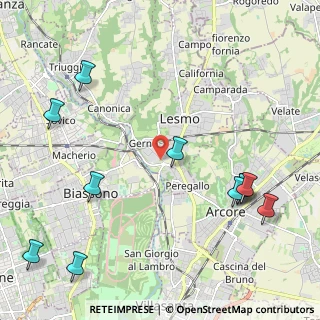 Mappa Via Caduti per la Patria, 20855 Lesmo MB, Italia (2.72818)