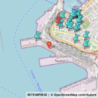 Mappa Porto Franco Nuovo, 34123 Trieste TS, Italia (0.6925)