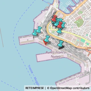 Mappa Porto Franco Nuovo, 34123 Trieste TS, Italia (0.42174)