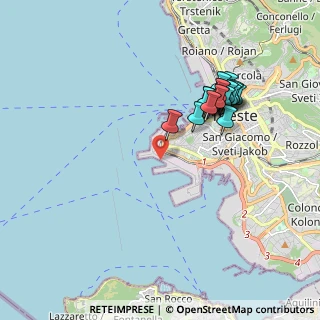 Mappa Porto Franco Nuovo, 34123 Trieste TS, Italia (1.8165)