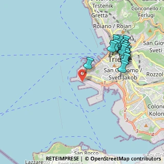 Mappa Porto Franco Nuovo, 34123 Trieste TS, Italia (2.2155)
