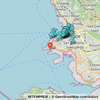 Mappa Porto Franco Nuovo, 34123 Trieste TS, Italia (1.5645)