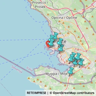 Mappa Porto Franco Nuovo, 34123 Trieste TS, Italia (3.68545)