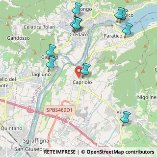 Mappa Via Calepio Traversa I, 25031 Capriolo BS, Italia (2.62727)