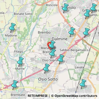 Mappa Piazza Vittorio Emanuele II, 24044 Dalmine BG, Italia (2.90846)