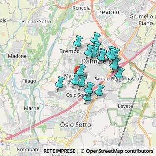 Mappa Piazza Vittorio Emanuele II, 24044 Dalmine BG, Italia (1.4275)