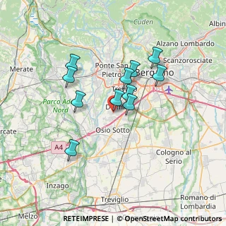 Mappa Piazza Vittorio Emanuele II, 24044 Dalmine BG, Italia (5.62818)