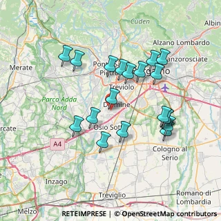 Mappa Piazza Vittorio Emanuele II, 24044 Dalmine BG, Italia (6.98526)