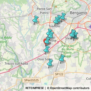 Mappa Piazza Vittorio Emanuele II, 24044 Dalmine BG, Italia (3.60923)