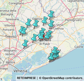 Mappa Via Melidissa, 30027 San Donà di Piave VE, Italia (11.09105)