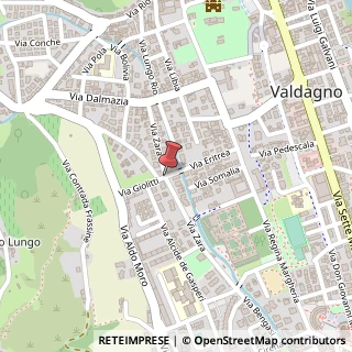 Mappa Via Zara,  26, 36078 Valdagno, Vicenza (Veneto)