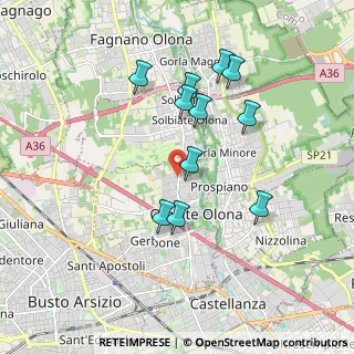Mappa Via Generale Carlo Alberto dalla Chiesa, 21057 Olgiate Olona VA, Italia (1.69182)