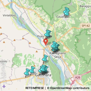 Mappa Via Monte Bianco, 28078 Romagnano Sesia NO, Italia (2.09444)